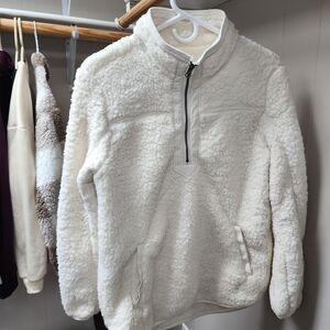 Women's Cream Teddy Jacket